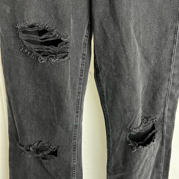AéRopostale, 90s baggy jeans Women’s Size 0 Black distressed - Picture 4 of 8